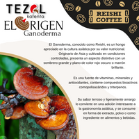 Café Adicionado con 5% de Extracto Ganoderma Tezal Kafenta Reishi Coffee