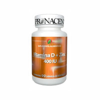 Vitamina D + Zinc 90 Tabletas 500 mg