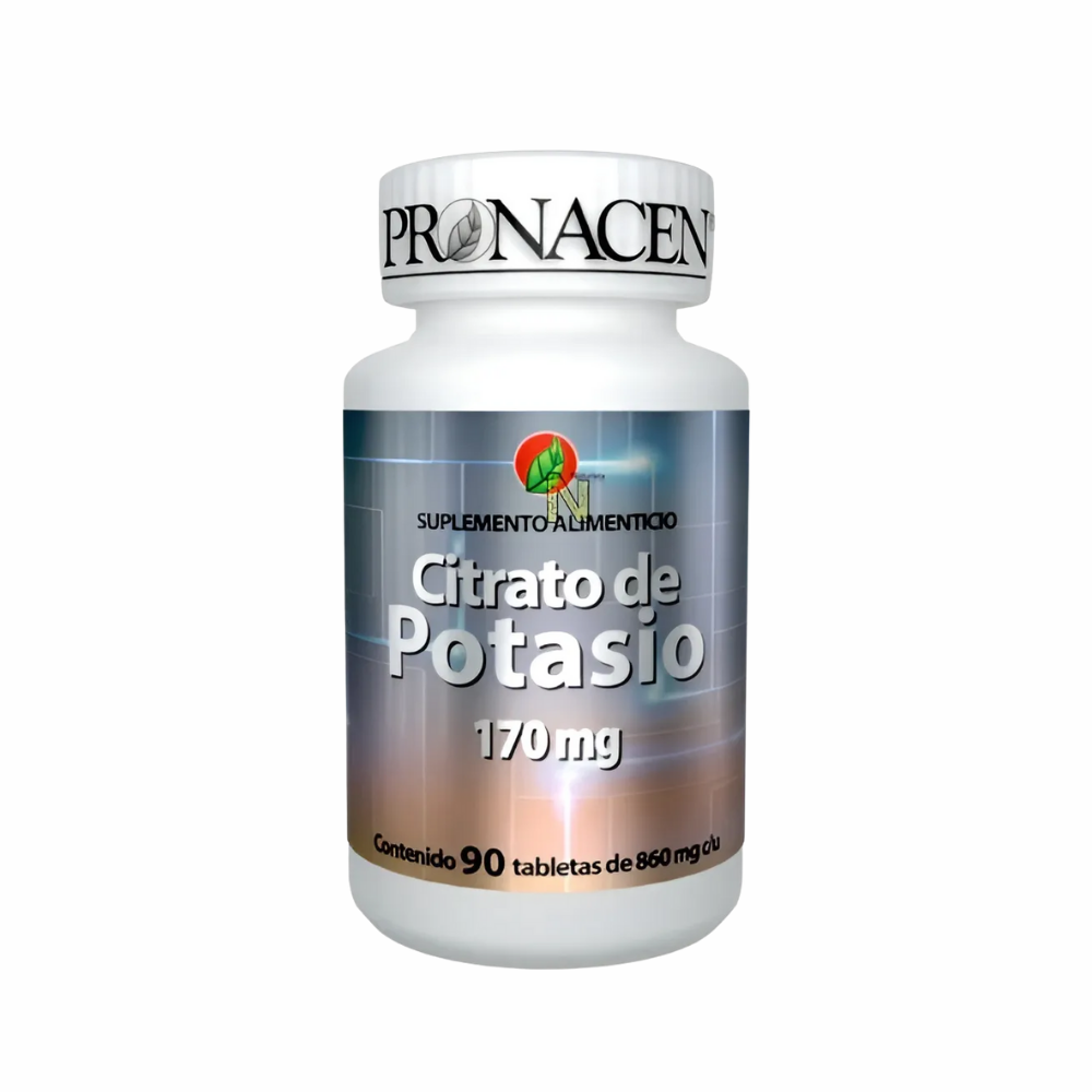 Citrato De Potasio 90 Tabletas 170 mg Pronacen