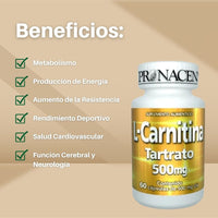 L-carnitina Tartrato 500mg (60 Caps) Pronacen