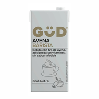 Leche de Avena Barista GUD 1L | Espuma Perfecta y Vegana | Omoyal