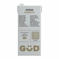 Leche de Avena Barista GUD 1L | Espuma Perfecta y Vegana | Omoyal