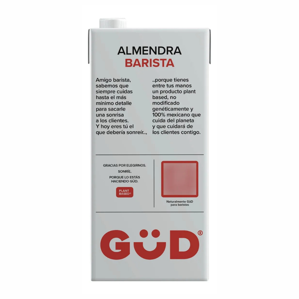 Leche de Almendra Barista GUD 1L | Espuma Estable | Omoyal