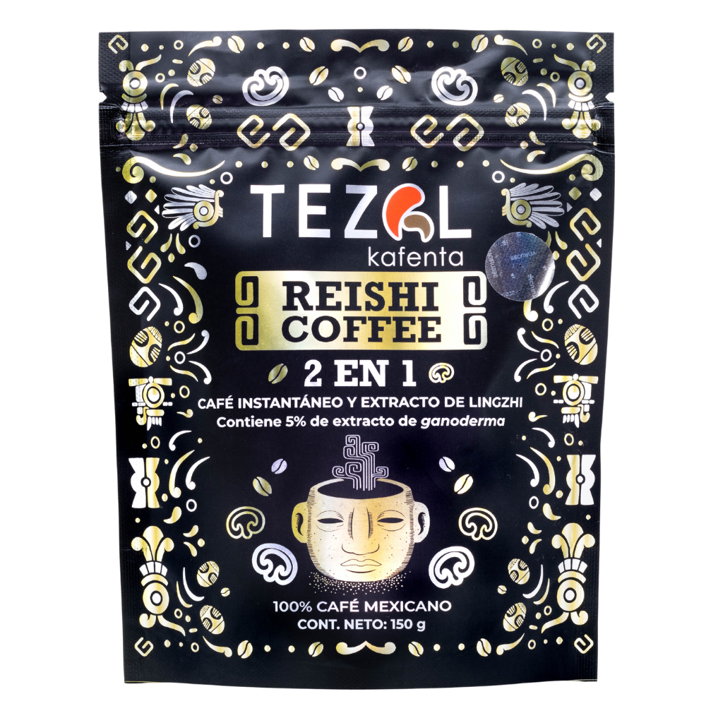 Café Adicionado con 5% de Extracto Ganoderma Tezal Kafenta Reishi Coffee