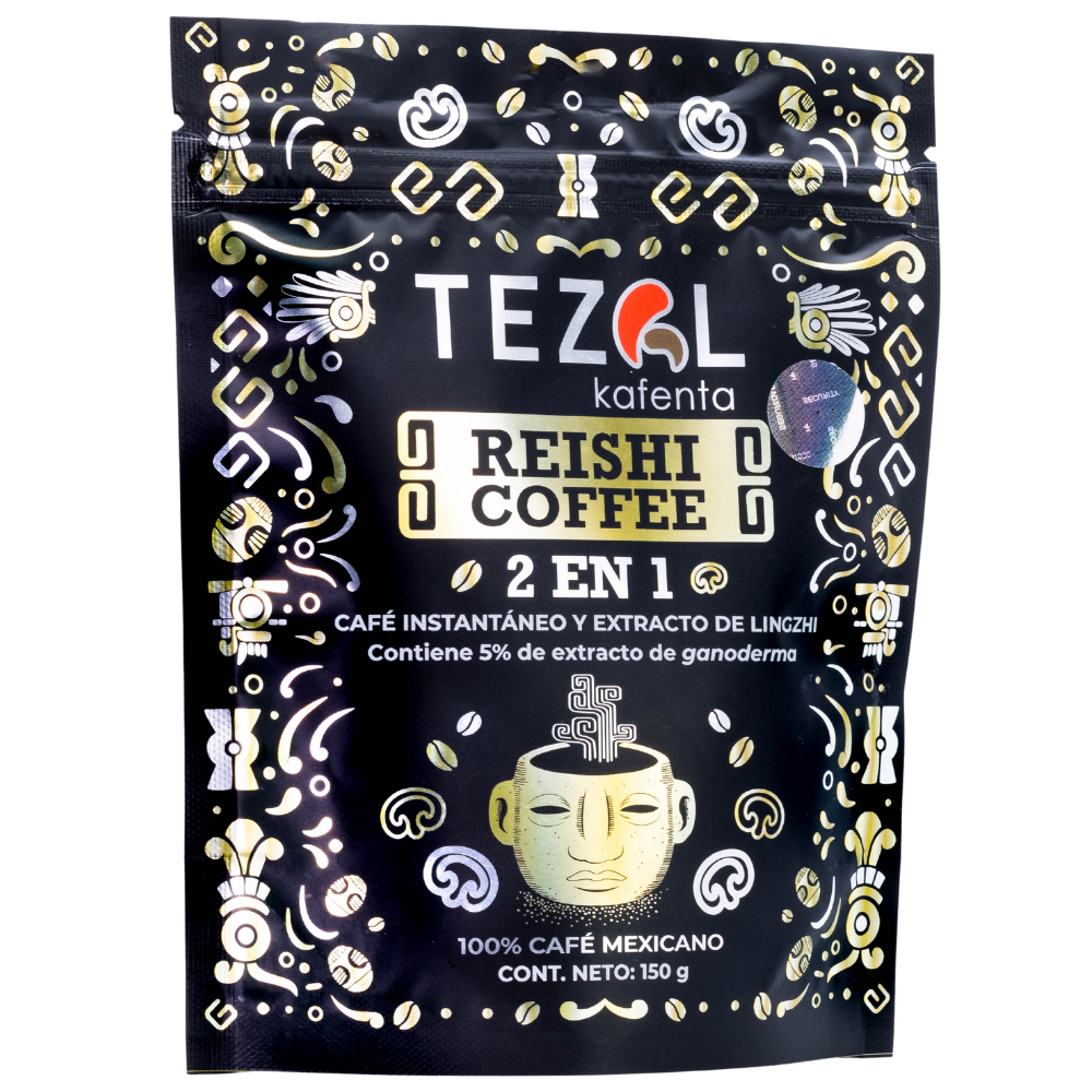 Café Adicionado con 5% de Extracto Ganoderma Tezal Kafenta Reishi Coffee