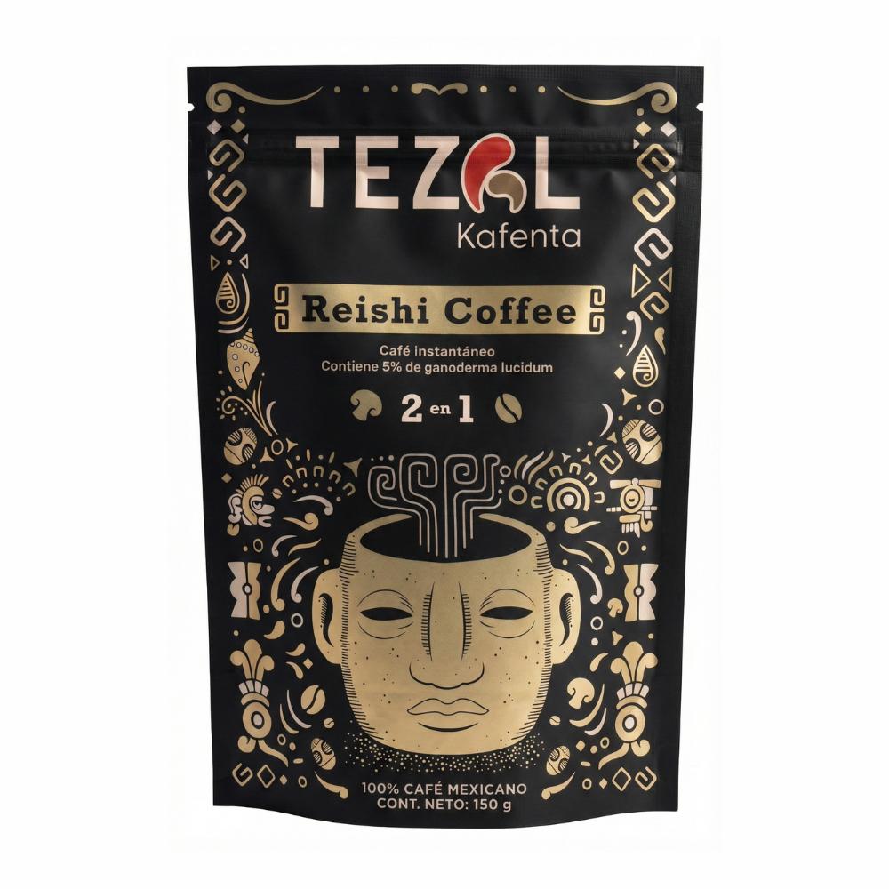 Tezal Kafenta Reishi Coffee 150g | Café Adicionado con 5% de Extracto Ganoderma