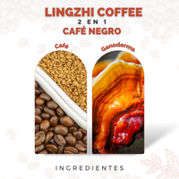 Café Adicionado con Ganoderma Lucidum DXN Lingzhi Coffee 2 en 1 (20 sobres)