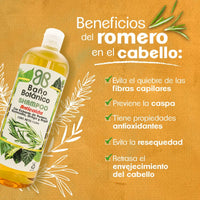 Shampoo Baño Botánico Extracto De Romero (anticaída) 1 Lt