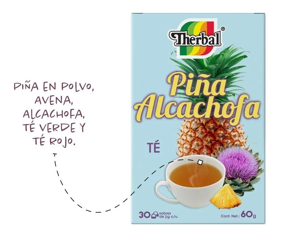 Infusión Piña Alcachofa 30 Sobres 60g Therbal