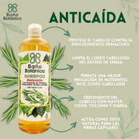 Shampoo Baño Botánico Extracto De Romero (anticaída) 1 Lt