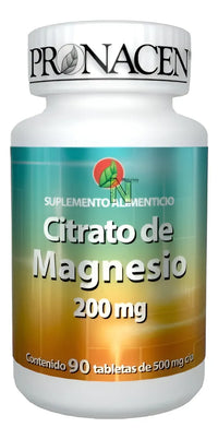 Citrato De Magnesio (90 Tabletas) Pronacen
