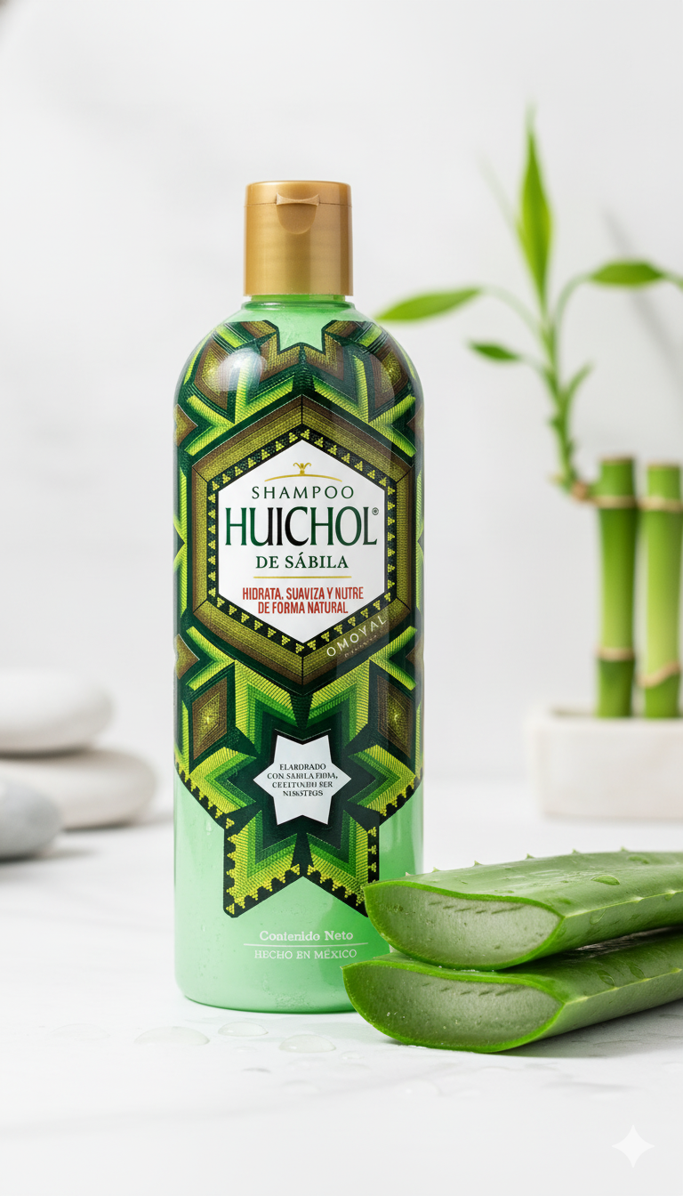 Shampoo Huichol Sábila (400ml) | Hidratación y Suavidad Natural