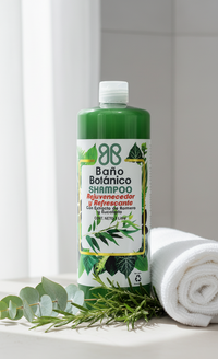 Shampoo Baño Botanico Eucalipto y Romero (1 Lt) | Fórmula Herbal Revitalizante