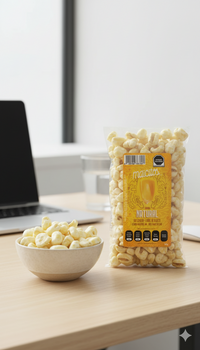 Maicitos Inflados al Vapor Sabor Natural (50g) | Botana Crujiente Sin Azúcar y Libre de Gluten