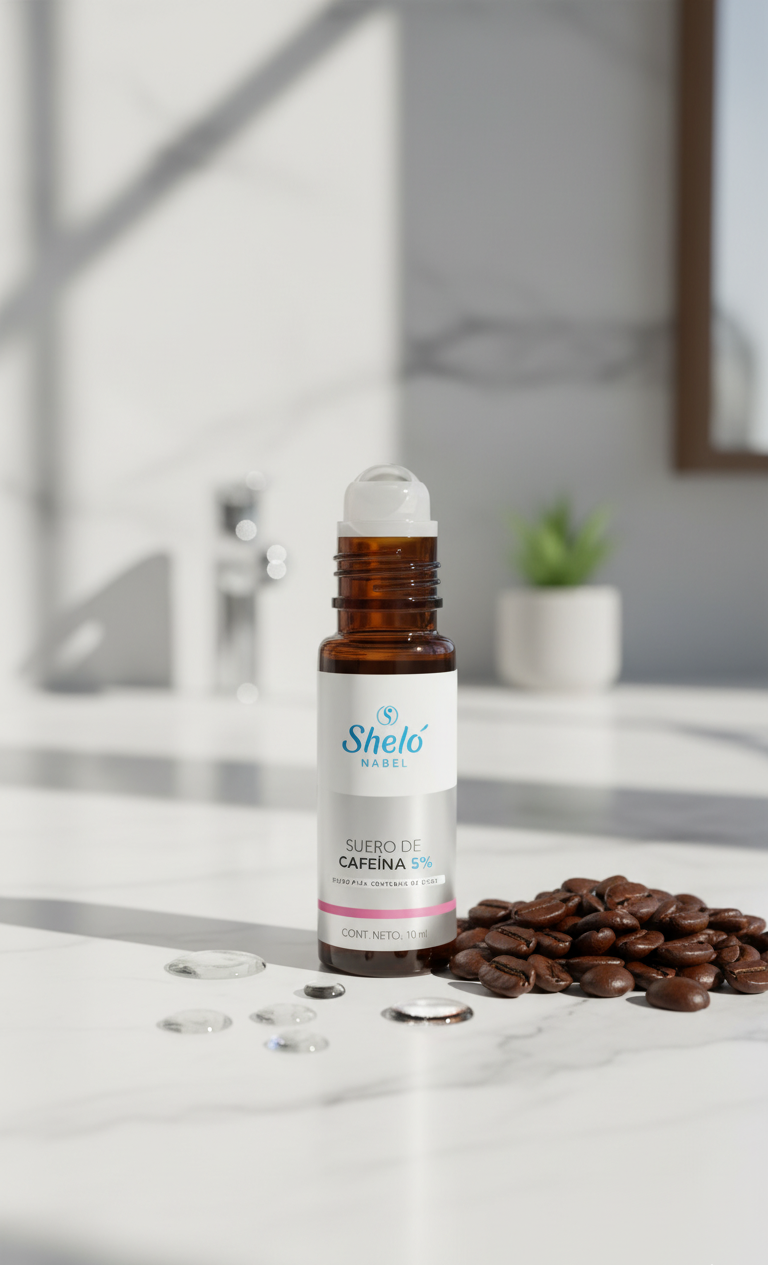 Suero de Contorno de Ojos con Cafeína Sheló Nabel (30ml) | Apariencia de Mirada Fresca y Revitalizada