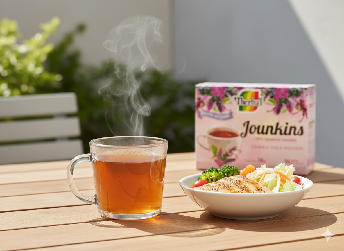Té Jounkins Therbal (30 Sobres) | Infusión Herbal para la Ligereza y el Equilibrio