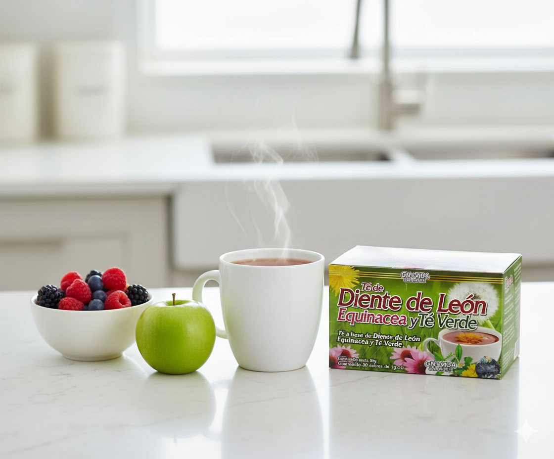 Té Diente de León, Equinácea y Té Verde GN+ Vida | Infusión para tu Vitalidad Diaria