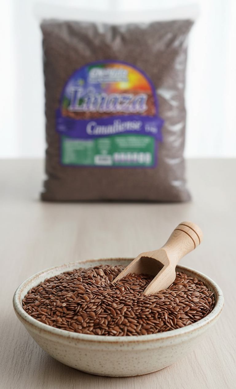 Semilla De Linaza Entera Canadiense 1kg Gn+ Vida | Complemento para Licuados y Cereales