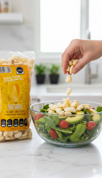 Maicitos Inflados al Vapor Sabor Natural (50g) | Botana Crujiente Sin Azúcar y Libre de Gluten