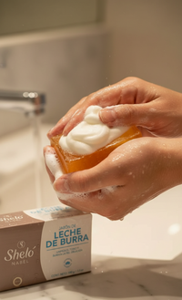 Jabón Leche De Burra Sheló | Hidratación y Suavidad para tu Piel
