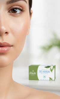 Jabón Té Verde Sheló Nabel (100g) | Limpieza Refrescante y Piel Suave