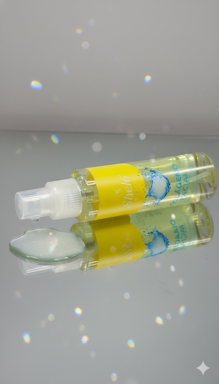 Colágeno Facial, Loción Humectante Sheló Nabel (125ml) | Para una Apariencia Suave y Tersa