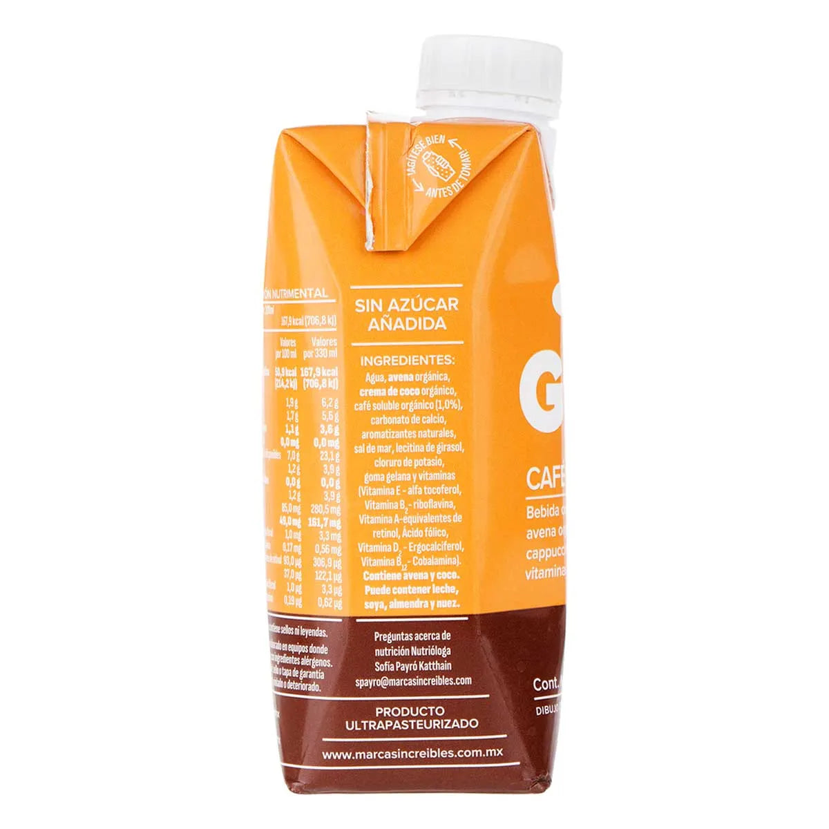 Bebida Gud Orgánico Café Capuccino 330ml