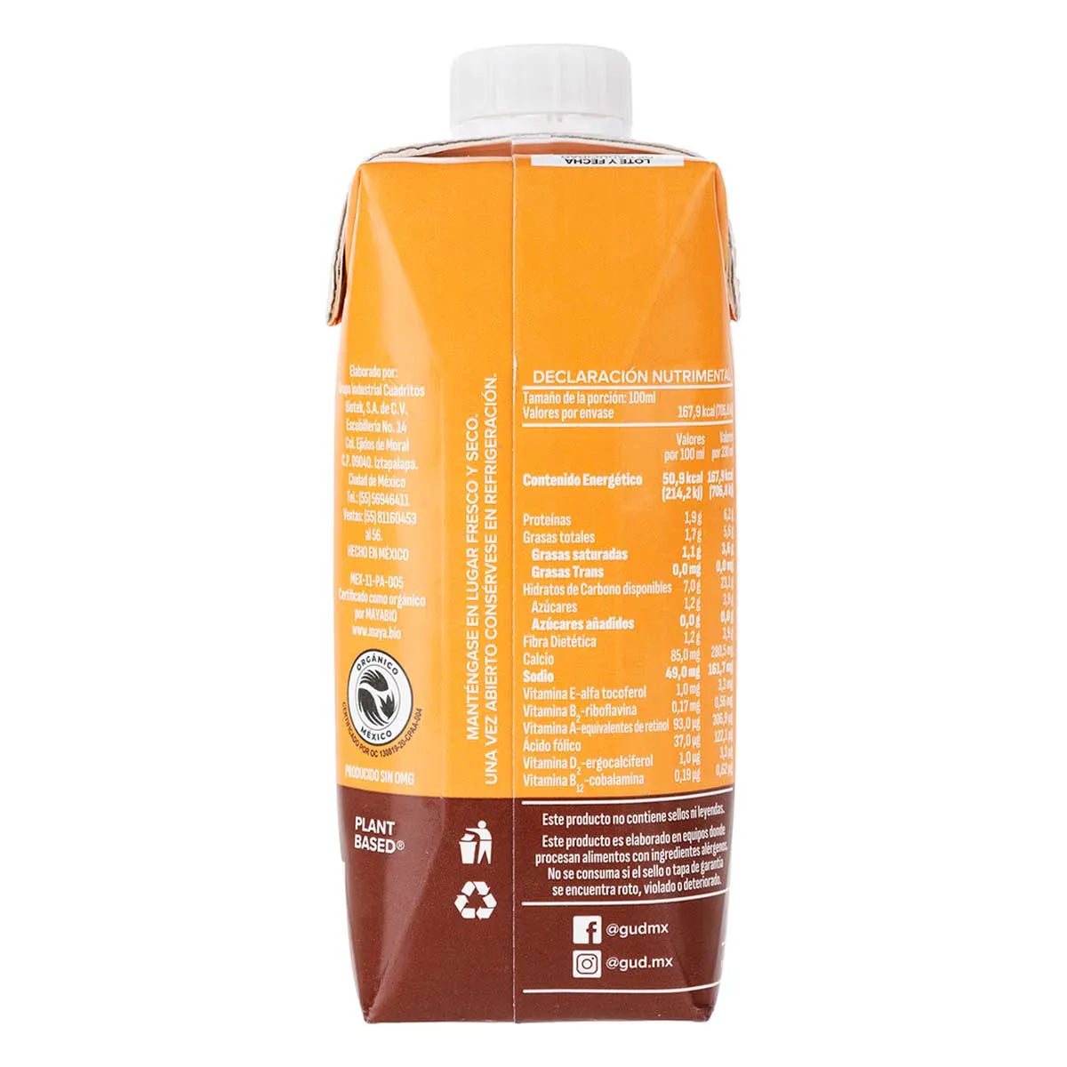 Bebida Gud Orgánico Café Capuccino 330ml