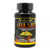 Shilajit Godvit 30 Capsulas De 500 Mg C/u
