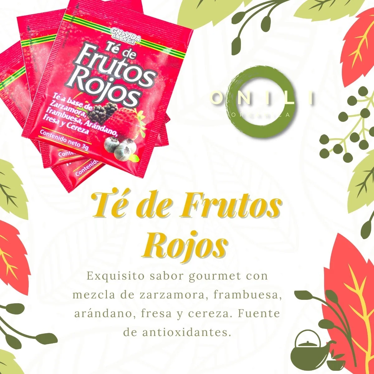 Té de Frutos Rojos GN+ Vida | Deliciosa Infusión Frutal para tu Bienestar