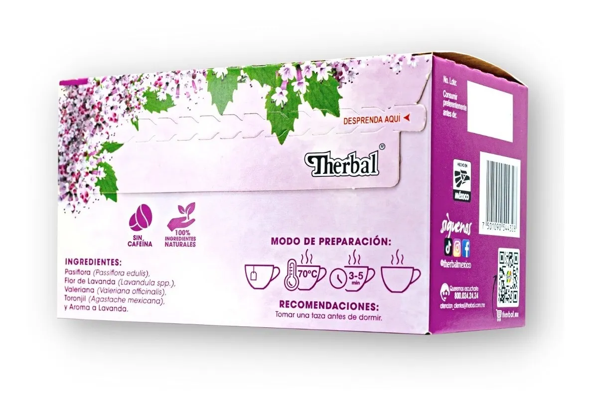 Té de Valeriana Therbal (25 Sobres) | Infusión Herbal para un Momento de Calma