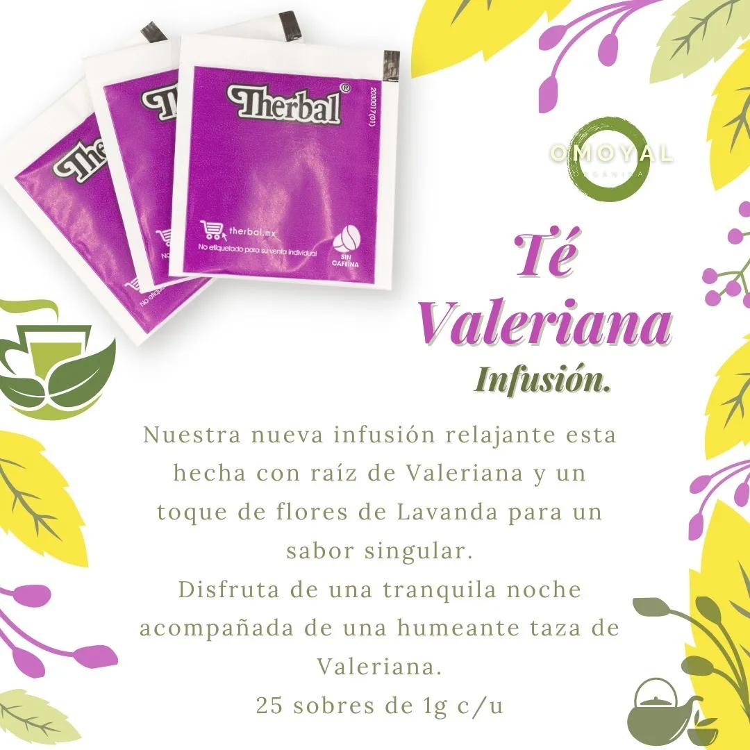 Té de Valeriana Therbal (25 Sobres) | Infusión Herbal para un Momento de Calma