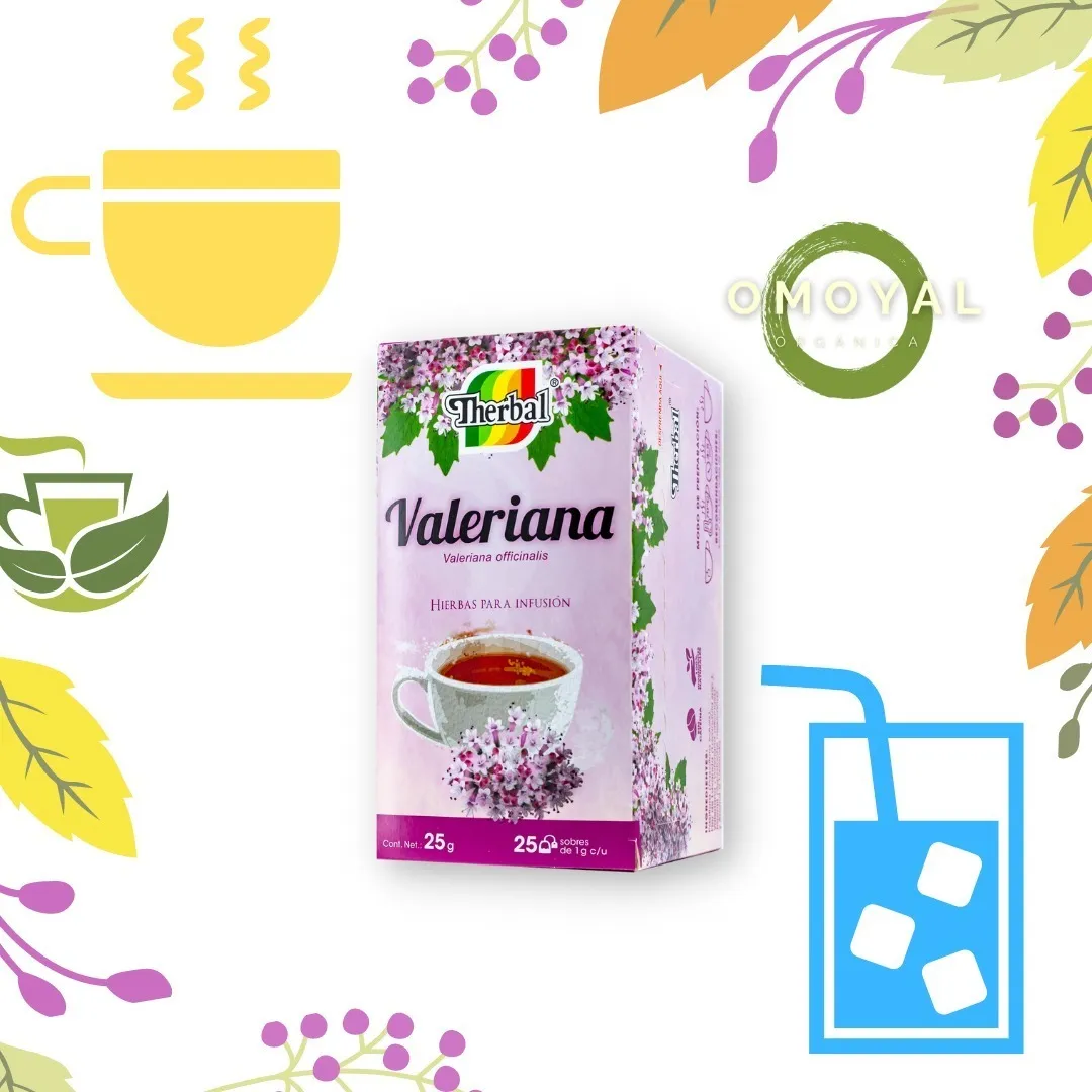 Té de Valeriana Therbal (25 Sobres) | Infusión Herbal para un Momento de Calma