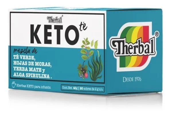 Keto Té Therbal (20 Sobres) | Infusión Energética para tu Rutina Diaria