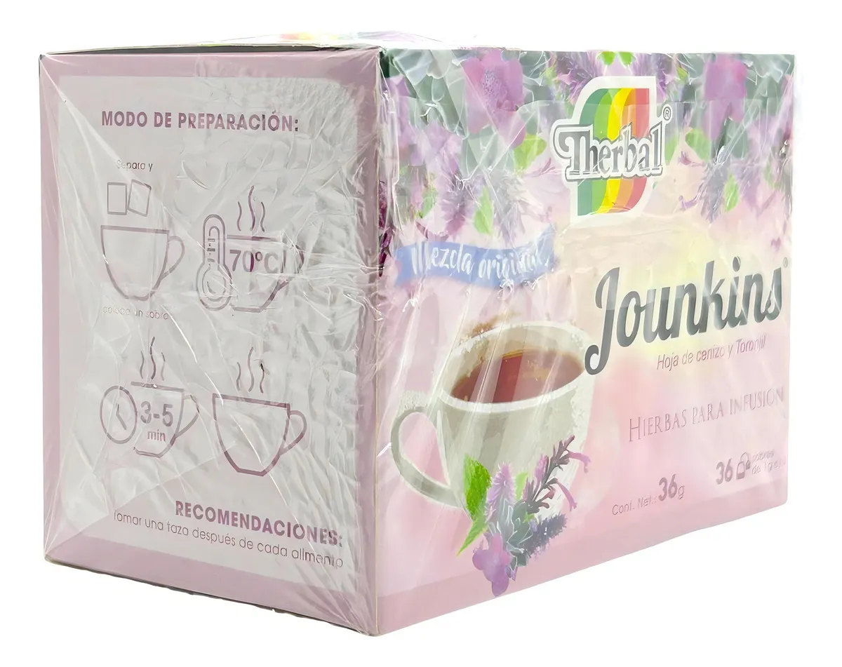 Té Jounkins Therbal (30 Sobres) | Infusión Herbal para la Ligereza y el Equilibrio