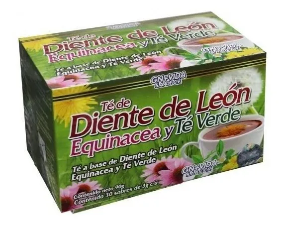 Té Diente de León, Equinácea y Té Verde GN+ Vida | Infusión para tu Vitalidad Diaria