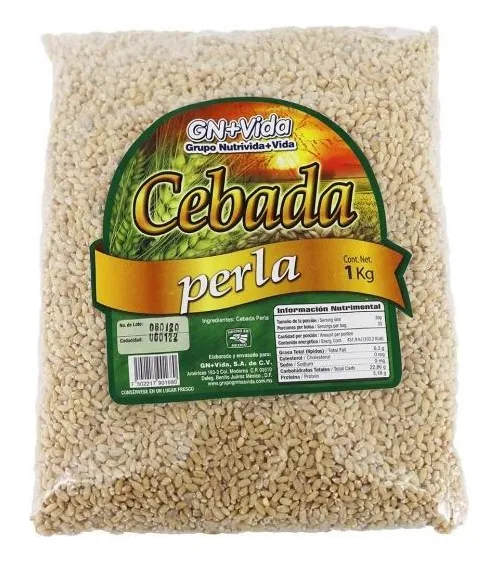 Cebada Perla GN+ Vida (1 kg) | Grano Natural para Sopas y Guisados