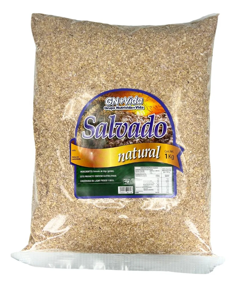 Salvado De Trigo GN+ Vida (1 kg) | Complemento Natural para tus Licuados y Cereales
