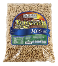 Soya Texturizada Sabor Res GN+ Vida (500g) | Alternativa Vegetal para tus Guisados