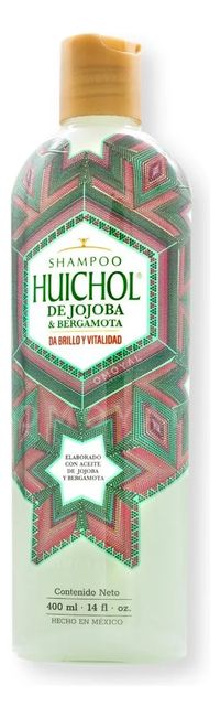 Shampoo Huichol Artesanal Anticaída Jojoba & Bergamota (400ml) | Fortalece y Nutre tu Cabello