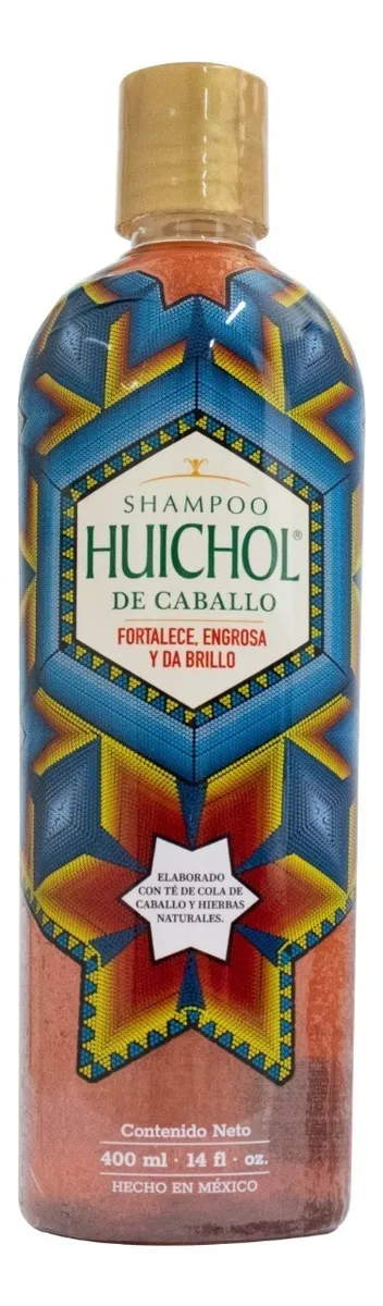 Shampoo Huichol Original Fortalecedor con Cola de Caballo (400ml) | Cabello Resistente y Vibrante