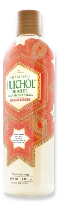Shampoo Huichol de Miel y Manzanilla (400ml) | Suavidad y Brillo Natural