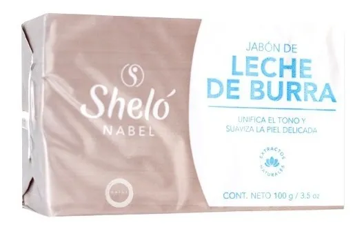 Jabón Leche De Burra Sheló | Hidratación y Suavidad para tu Piel