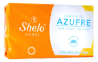 Jabón de Azufre Sheló Nabel (100g) | Limpieza Profunda para Piel con Brillo Excesivo