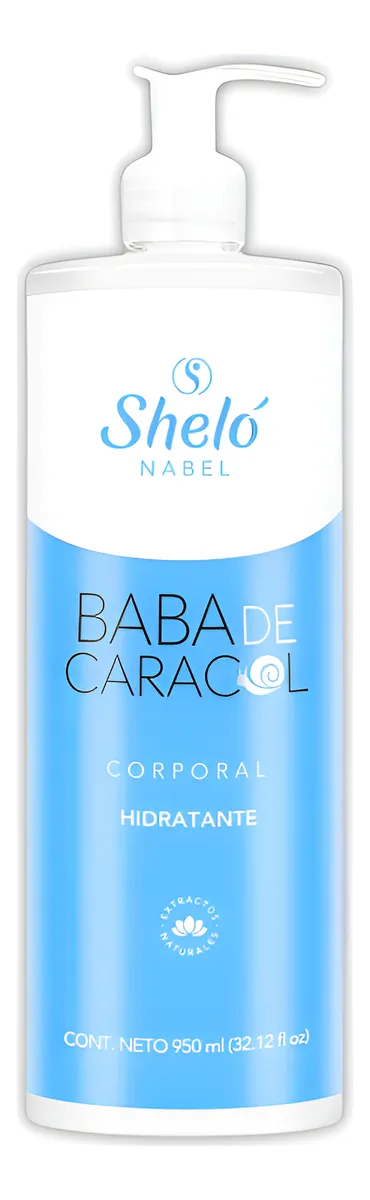 Crema Corporal Baba de Caracol Sheló (950ml) | Humectación para Piel Suave y Tersa