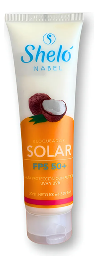 Protector Solar Sheló FPS 50+ (125g) | Textura Ligera de Uso Diario