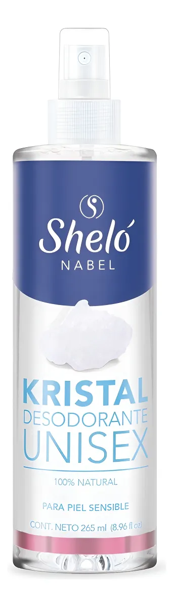 Desodorante Líquido Kristal Sheló Nabel (265ml) | Frescura Diaria Sin Aroma
