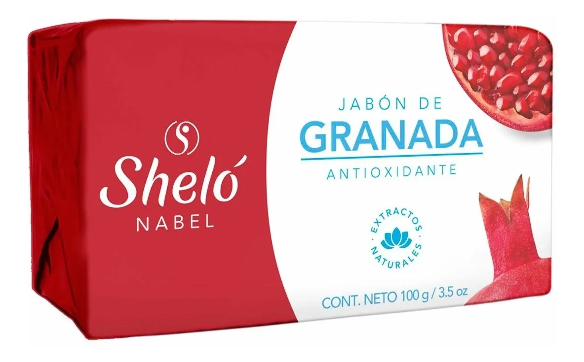 Jabón de Granada Sheló Nabel (100g) | Limpieza Revitalizante para una Piel Radiante
