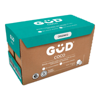Caja 12L Leche de Coco Orgánica GUD | Sin Azúcar & Keto | Omoyal