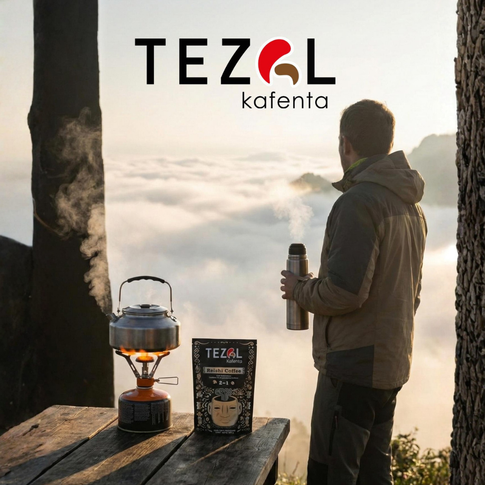 Tezal Kafenta Reishi Coffee 150g | Café Adicionado con 5% de Extracto Ganoderma